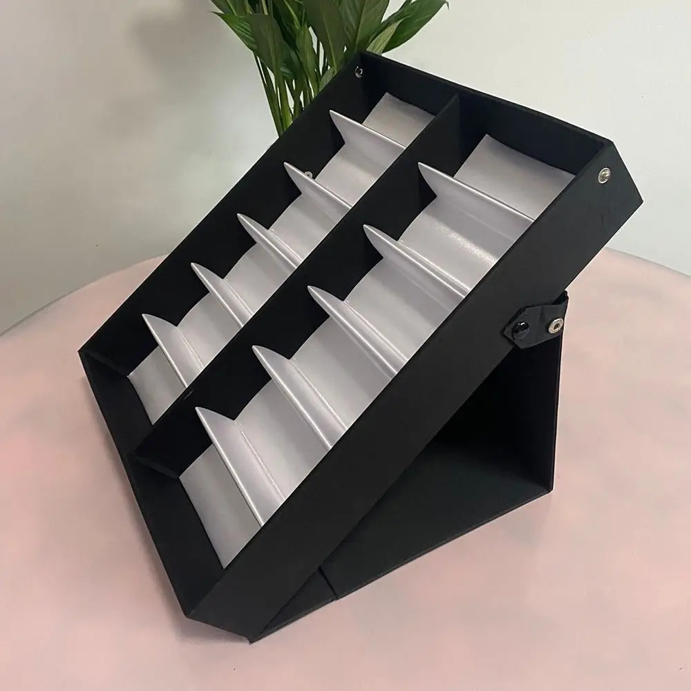 12 Slots Sunglasses Storage Display Box Glasses Case Eyeglasses Organizer Eyewear Holder Stand 240106