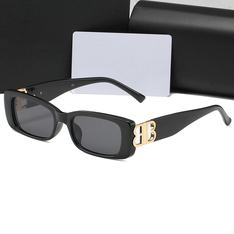 Sunglasses Fashion Small Rectangle Bb Women Men classics Brand Design Ladies Skinny Outdoor Shopping Shade Retro high quality with box ggg