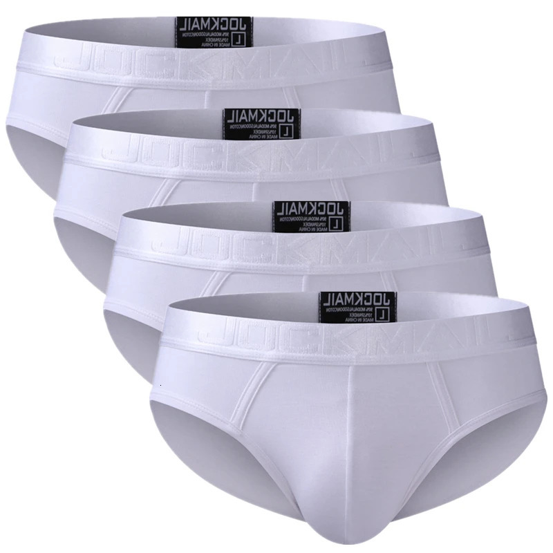 4PCSLot Briefs Men Bikini Male Underwear Slip Hombre Calzoncillos Cuecas Underpants breathable bamboo JM358 240105