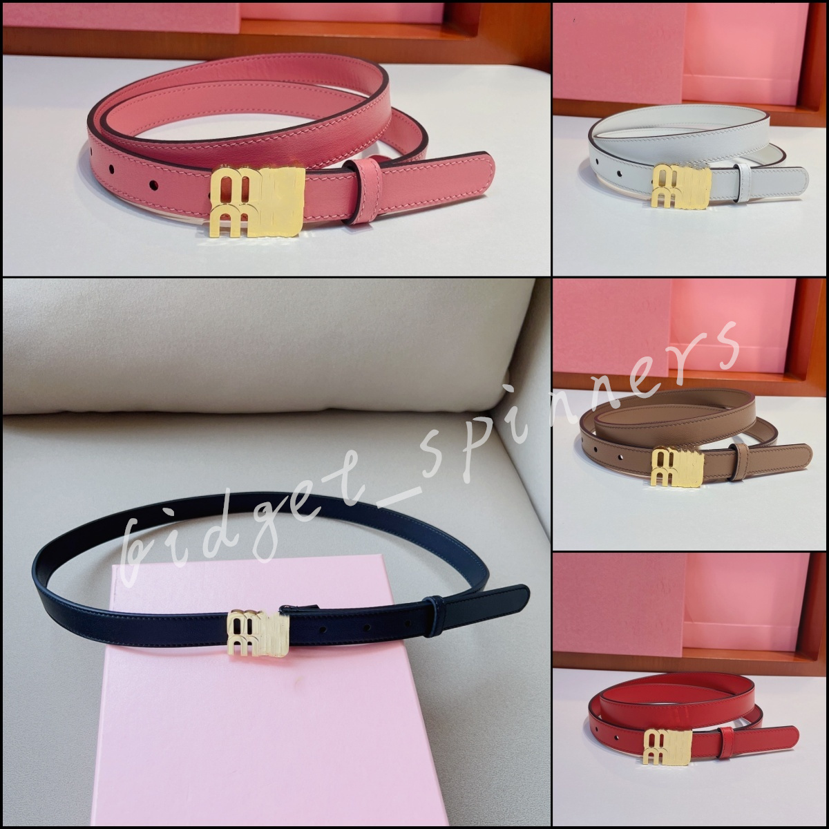 Fashion Designer Belt Women Real Leather Letters Belt 3cm Width Belt With Goft Box