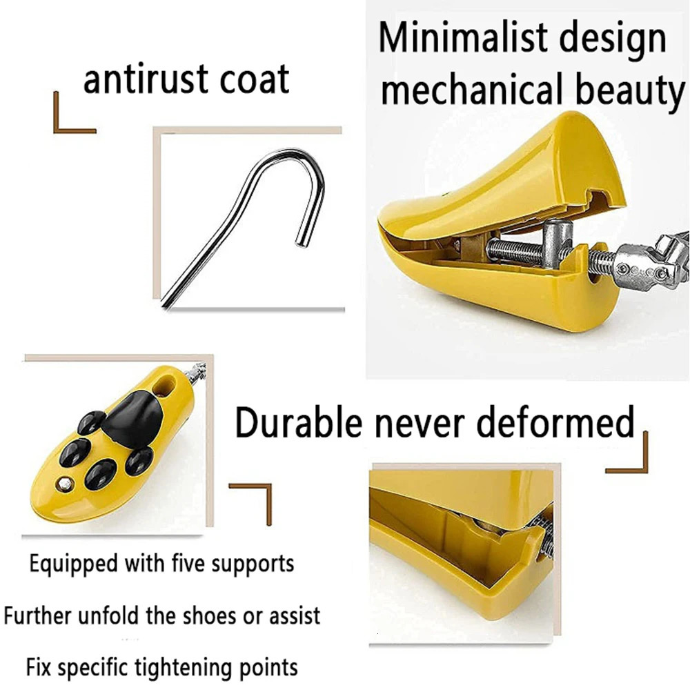 1PC Unisex Upscale Plastic Shoe Stretch Stretcher Expander Adjustable Shoe Last Boot Brace Universal Boots Instep Height Support 240106