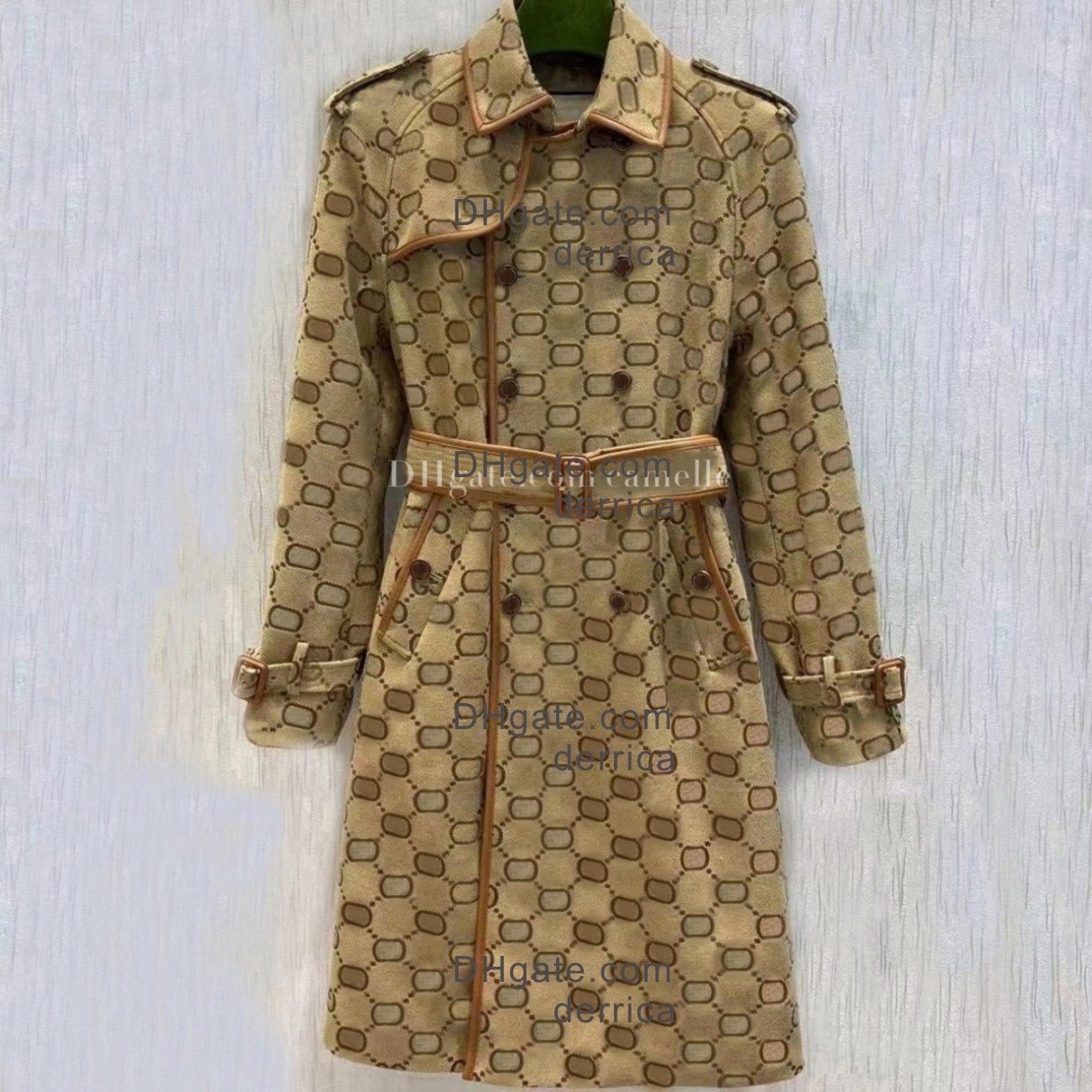 B808 Autumn womens trench coats designer luxury Women Windbreaker body letter print jacket Loose Belt Coat Female Casual Long Trenchs Coat