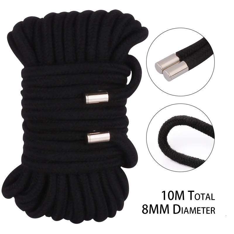 10M 8MM Thicken Shibari Art Rope Bondage Slave Restraint Sex Toys For Couples Hogtie Fetish Harness Adult Games Wholesales Price 240105