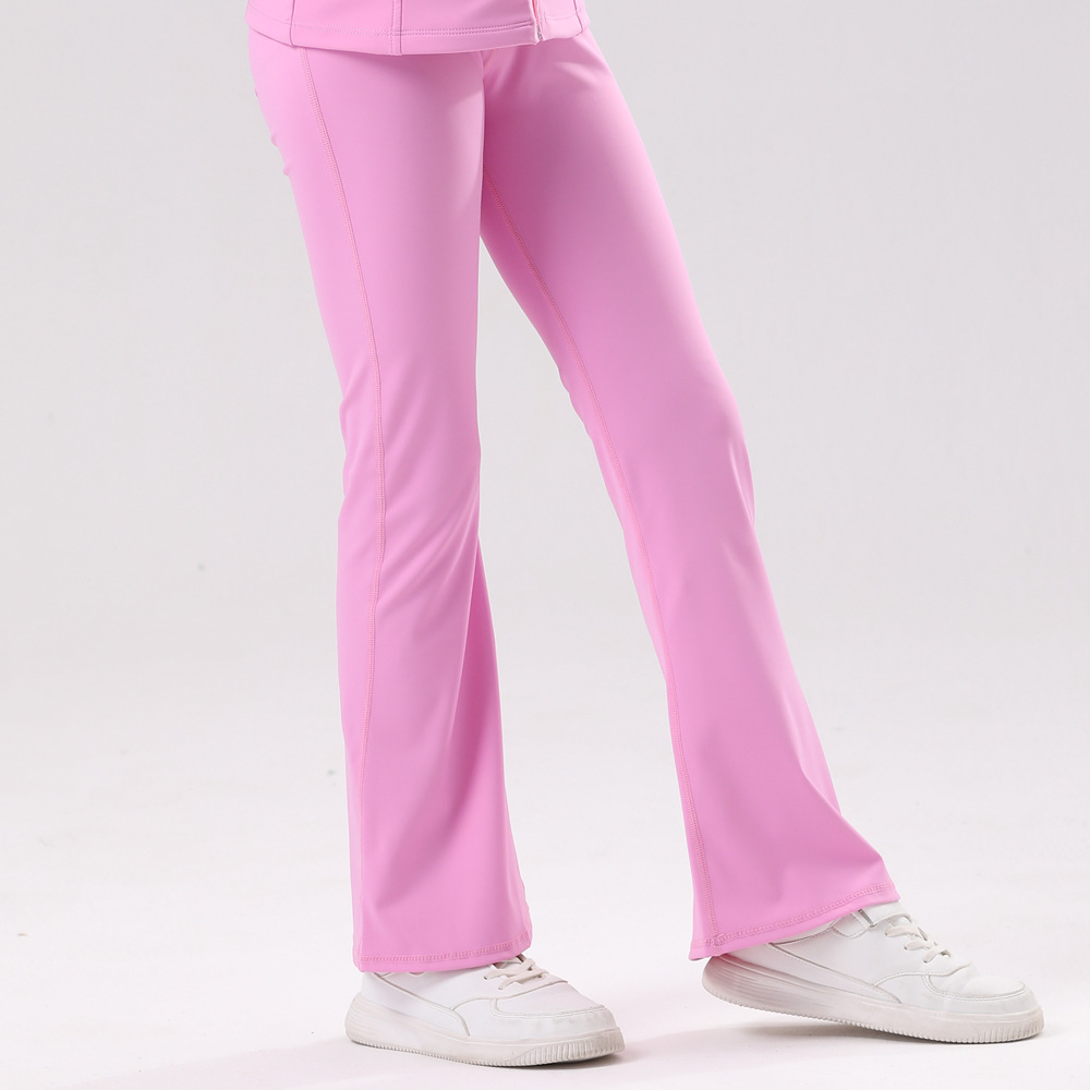 LL Children's Yogy Pants Sports Training Yoga Outfit Fitness Pants Kids Boot Cut Pant