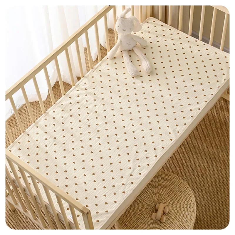 Baby Bed Sheets for Crib Waterproof Wetting Pads Washable Kids Toddler Potty Training Pad Mat 120x60cm 240106