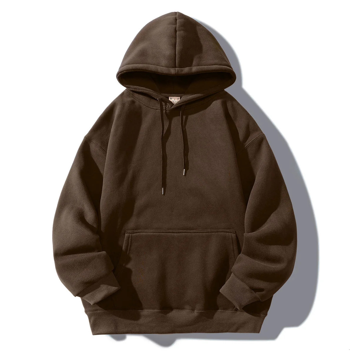 Privathinker Solid Color Men Unisex Oversized Hoodie Autumn Winter Warm Sweatshirts Hooded Pullovers Male Top 240106