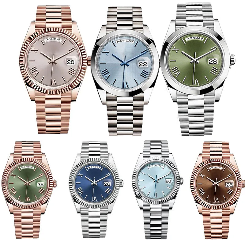 sapphire mens watches luxury watch boxes Designer Waterproof Fashion Business Mechanical Automatic Wrist Watch for Men montre luxe wristwatch vintage watch man