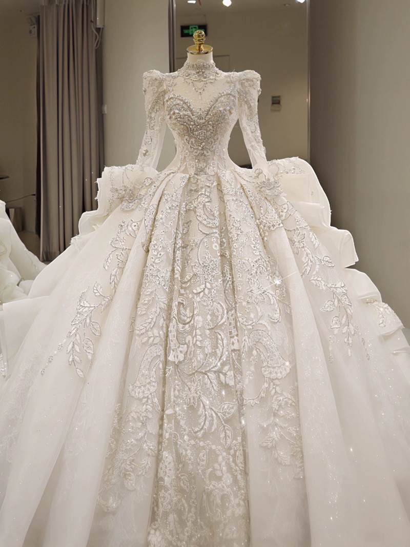 Dresses Appliqued Button Tiered Ruffles Back Bride Vestidos Novia Robe De Mariage Lace Country Wedding Gowns Corset Church Garden Women Gown 403 66603