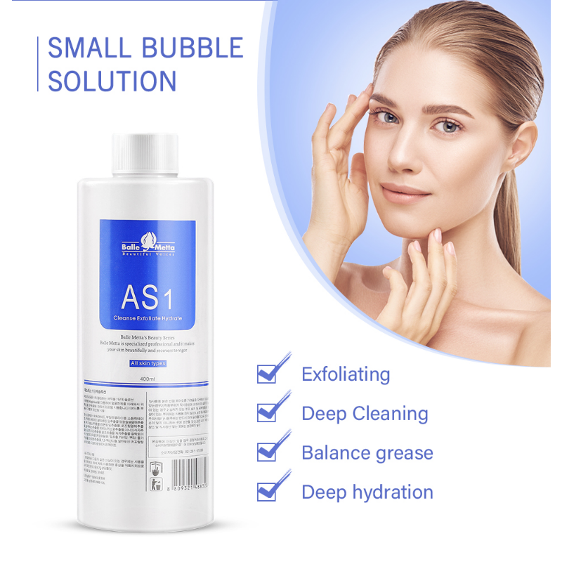 Accessories Parts AS1 SA2 AO3 Bottle/400ml Normal Skin Microcrystalline Peeling Water Facial Essence Suitable for Salons and Home355