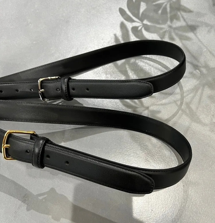 Women's Black Leather Belts Adjustable Length Ladies Vintage Fashion Belt AllMatch 240106