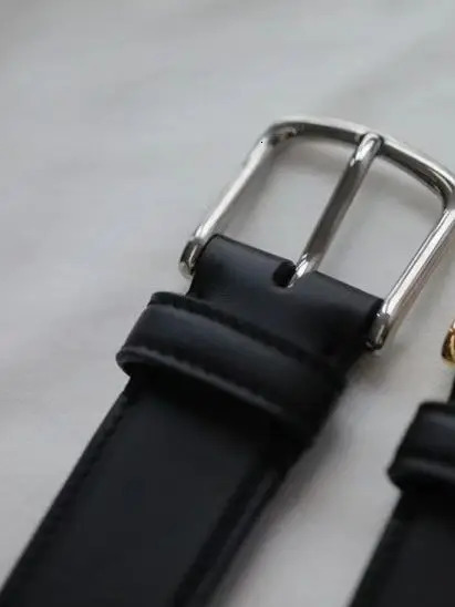 Women's Black Leather Belts Adjustable Length Ladies Vintage Fashion Belt AllMatch 240106