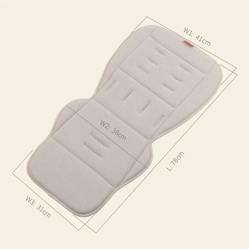 Breathable Stroller Accessories Universal Mattress In A Liner Seat Cushion Four Seasons Soft Pad 240106