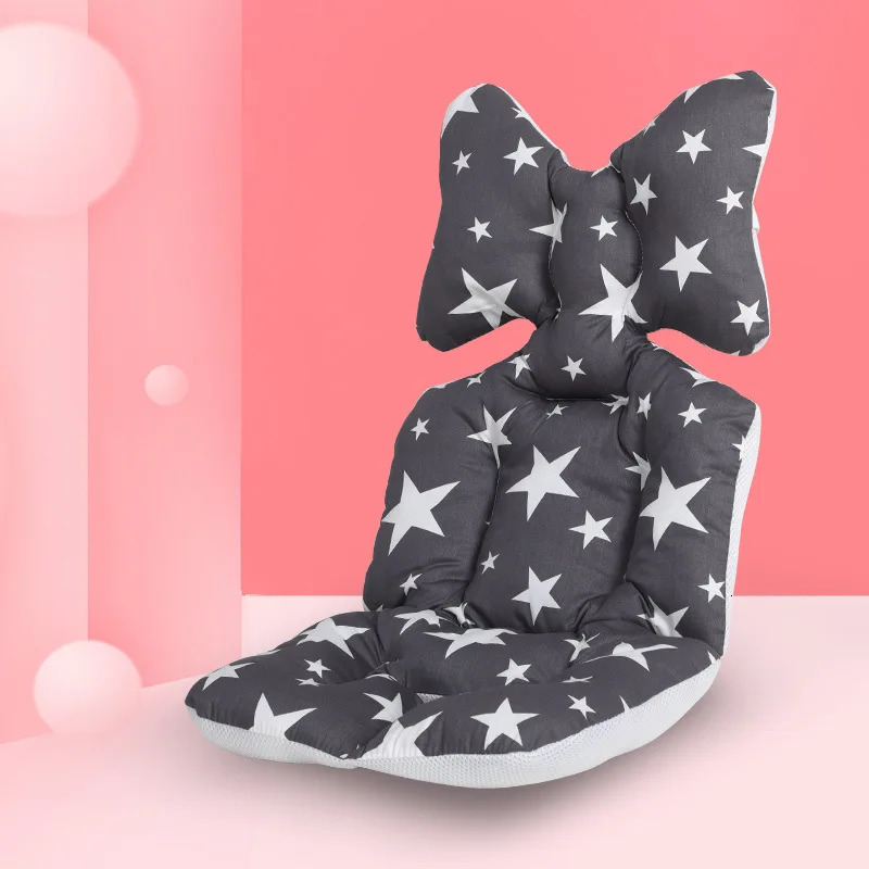 Infant Child Cart Mattress Cotton Pad Mat Kids Carriage Pram Accessories Stroller Liner for Baby Car Seat Cushion Multi Color 240106