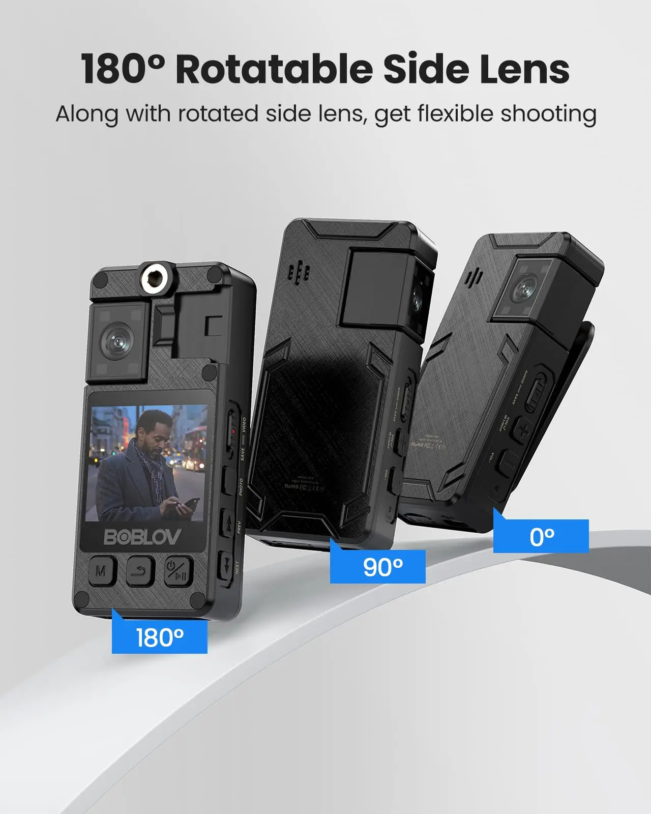 BOBLOV Mini Camera A24 HD 1296P Sports Action DV Digital Cameras Security Protection Small Camcorder Pocket Body Camara 240106