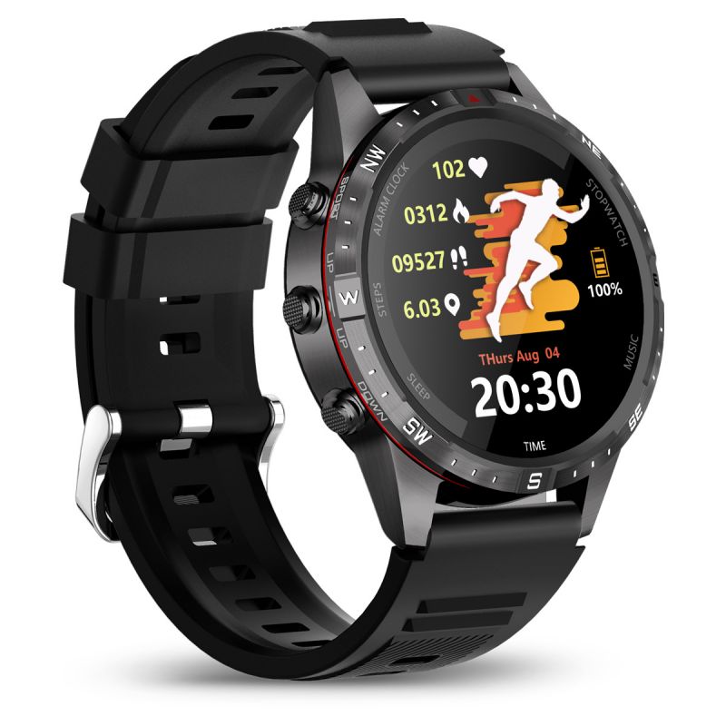 Smart Watch LCD 1.6inch Round Screen S45 Wateproof Full screen touch Magnetic Charging Long endurance For Android5.1+ IOS9.0+HarmonyOs Monitor Multili
