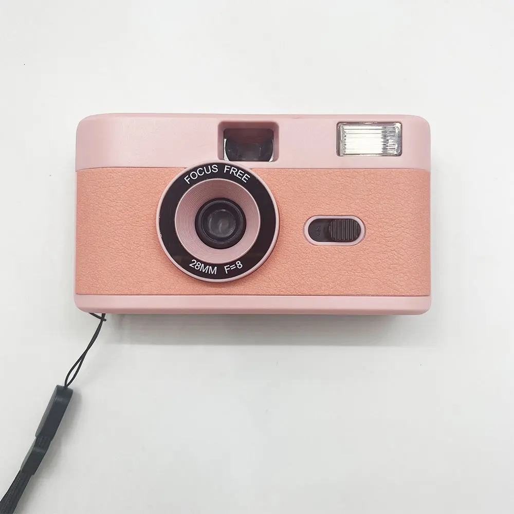 Reusable Film Camera 35mm Vintage NonDisposable with flash Retro Children Gift 240106