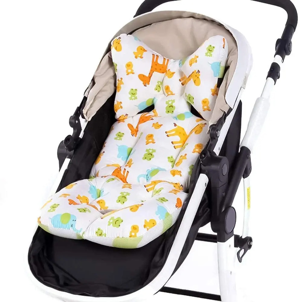 Baby Stroller Liner Insert Car Seat Cushion Pad Infant Reversible Thick Cotton Mattress Mat born for Pram Access 240106