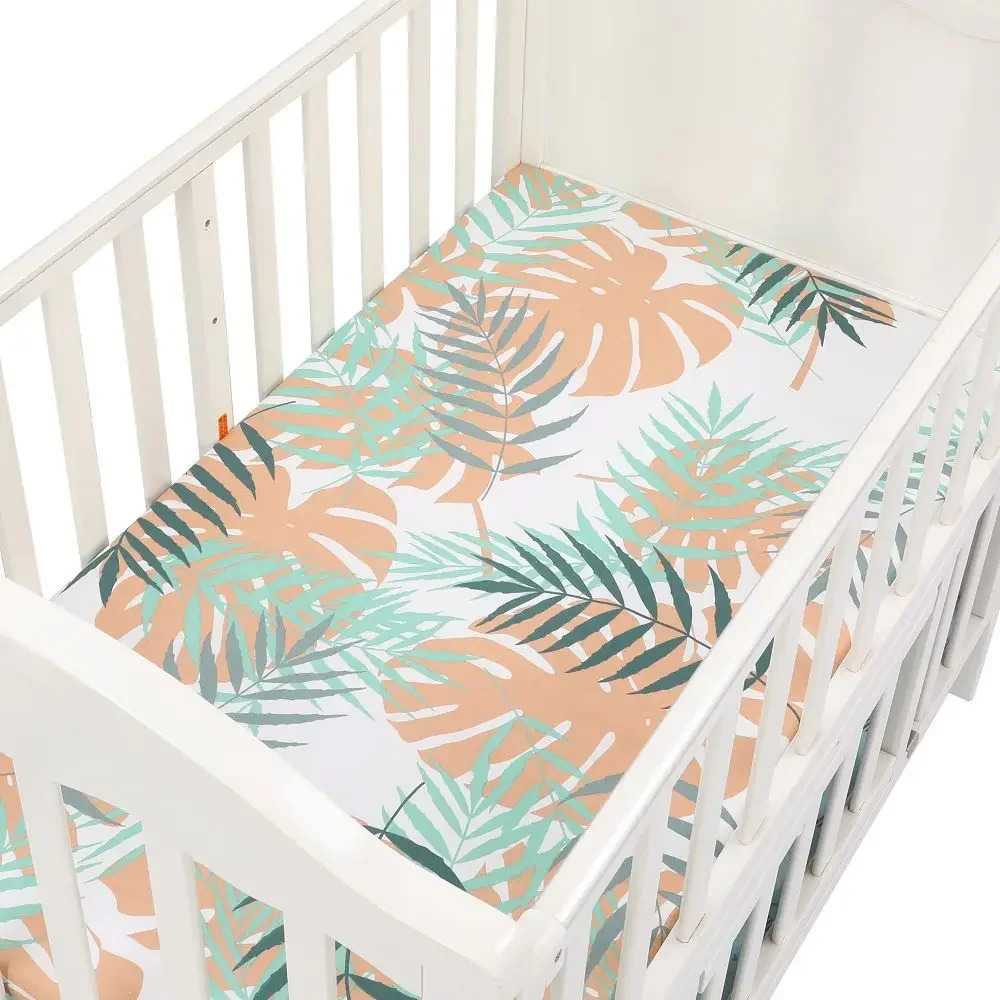 Baby Sheets Mattress Cover Crib Bedding Set Fitted 100 Cotton Cot Bedspread born Bed 13070 Cm 240106