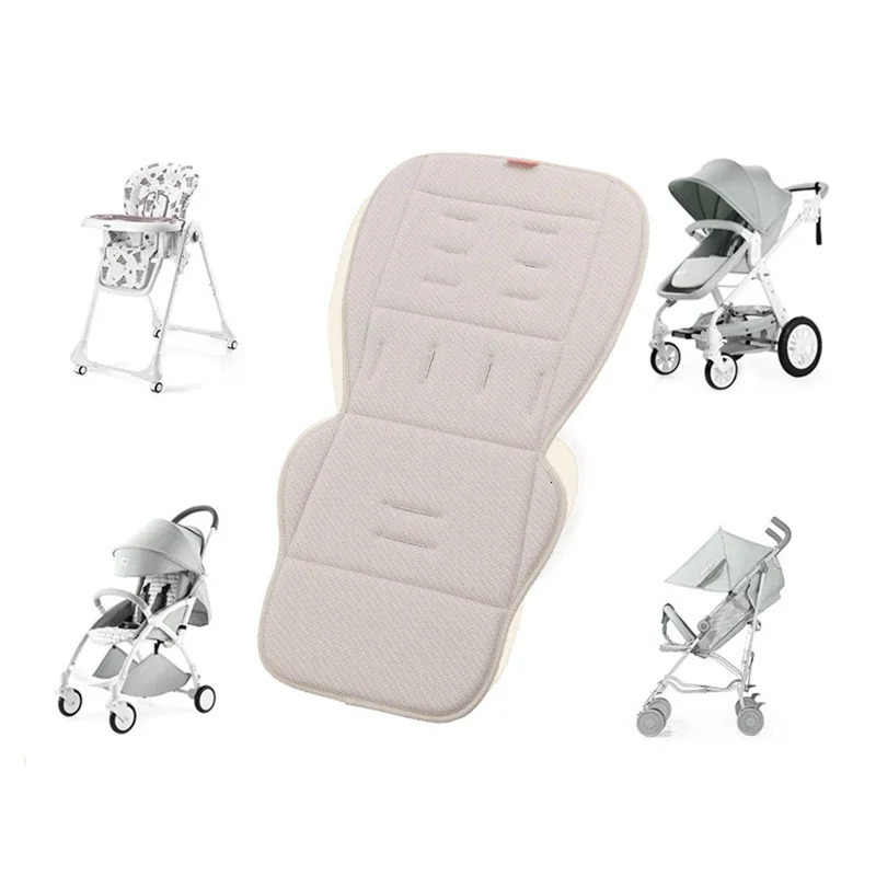 Breathable Stroller Accessories Universal Mattress In A Liner Seat Cushion Four Seasons Soft Pad 240106