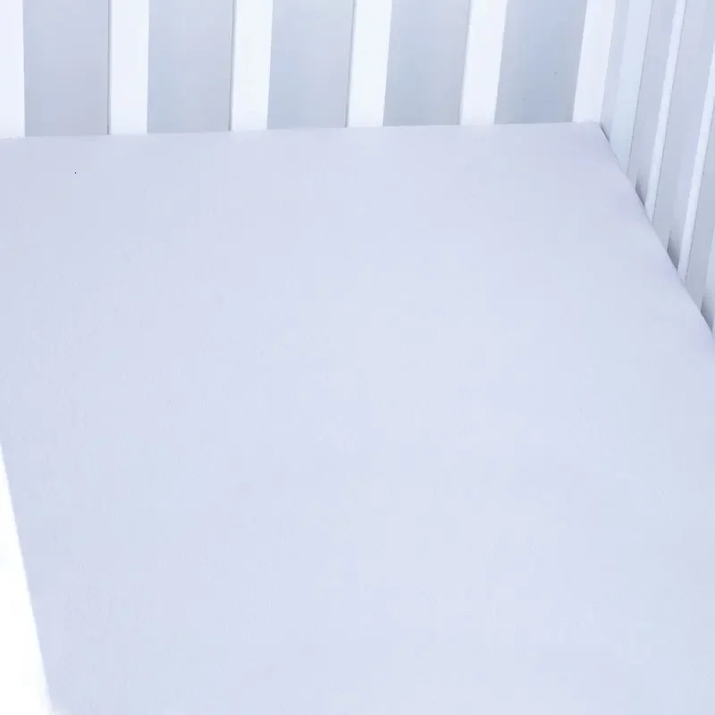 born Crib Sheet 100 Cotton Infant Baby Bed Knitted Fitted Sheets Boys Girls bedding set Cot Clothes 13070cm 240106