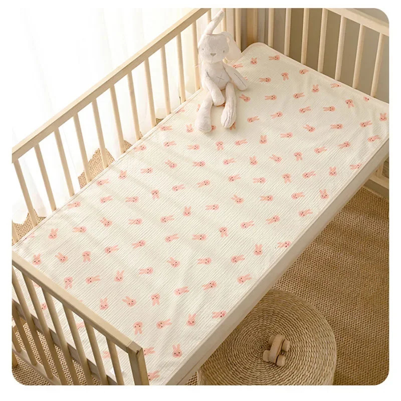 Baby Bed Sheets for Crib Waterproof Wetting Pads Washable Kids Toddler Potty Training Pad Mat 120x60cm 240106