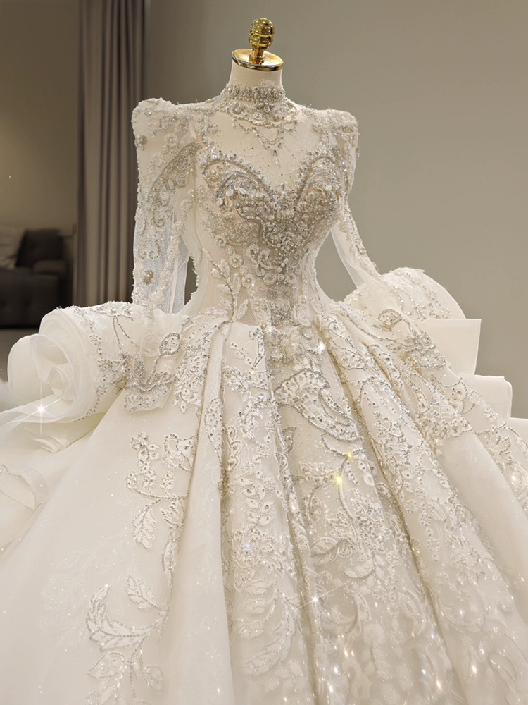 Dresses Appliqued Button Tiered Ruffles Back Bride Vestidos Novia Robe De Mariage Lace Country Wedding Gowns Corset Church Garden Women Gown 403 66603