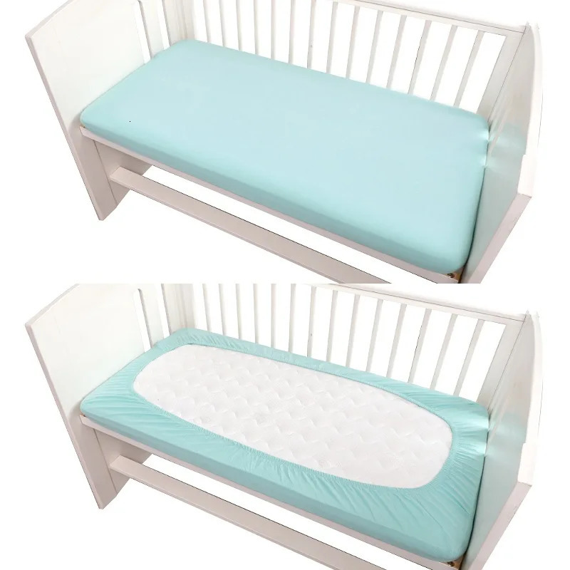12060cm Baby Fitted Sheets Cotton Stars Animals Crib Mattress Children's Bed Cover For born Bassinet Cradle Sheet Beding 240106