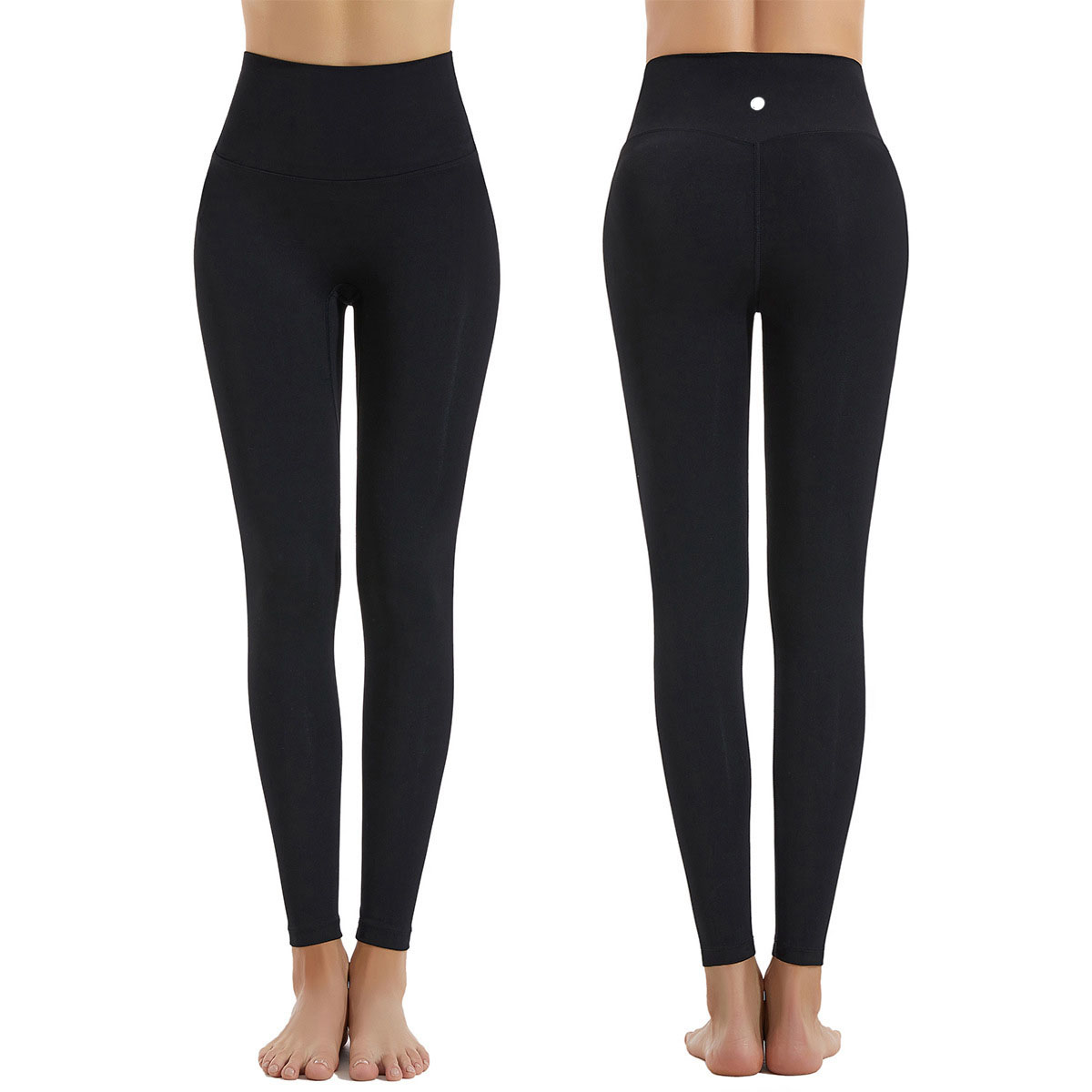 LL Naked Yoga Pants Women's High Waist Hip Fitness Pants Running Training Quick -drying Sports Tight Pants