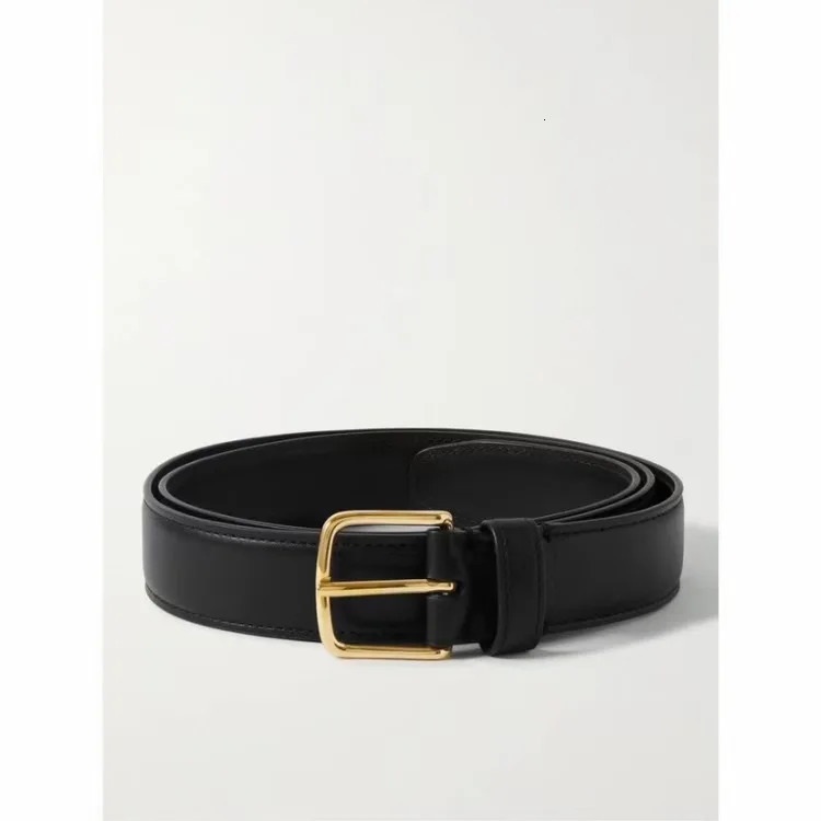 Women's Black Leather Belts Adjustable Length Ladies Vintage Fashion Belt AllMatch 240106