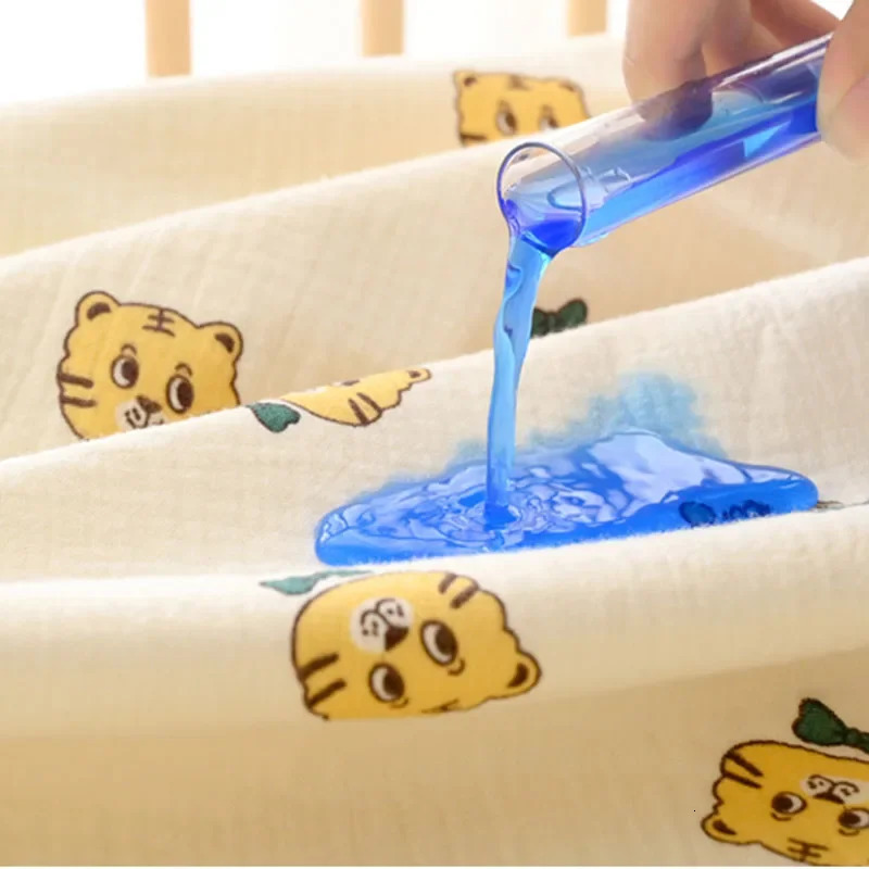 Baby Bed Sheets for Crib Waterproof Wetting Pads Washable Kids Toddler Potty Training Pad Mat 120x60cm 240106
