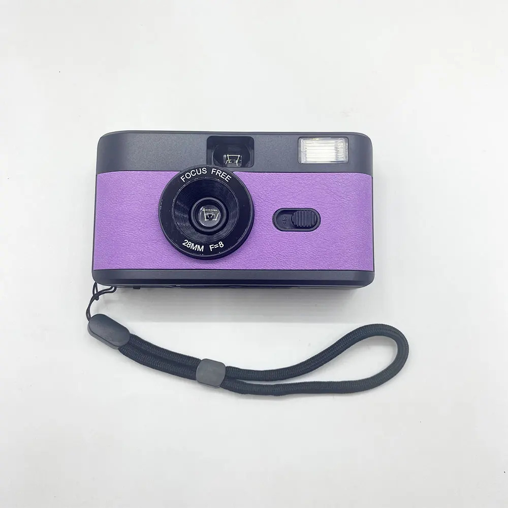 Reusable Film Camera 35mm Vintage NonDisposable with flash Retro Children Gift 240106