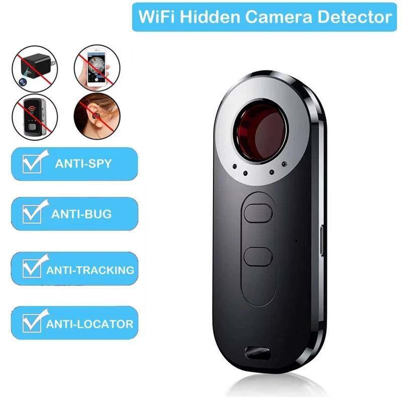 AK400 RF Signal Hidden Camera Detector Anti Spy Candid Pinhole Camara Magnetic GPS Locator Wireless Audio GSM Bug Finder Scanner