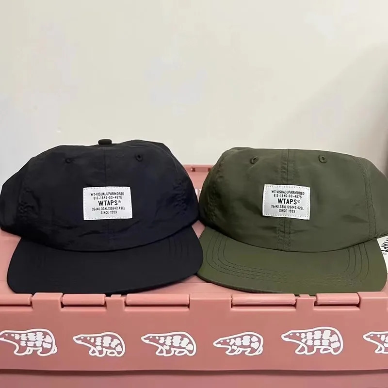 WTAPS Flat brim Hat Breathable Street Stage Hip Hop Workwear MZ147 240106