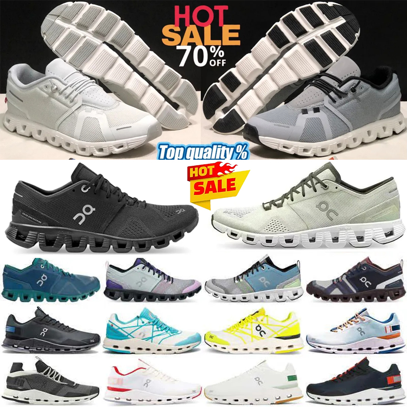 Designer Shoes ons cloudes Women men Outdoor Shoes Cloudnovaes New Mens Womens Form Monster Sneakers Shoe Triple Black White