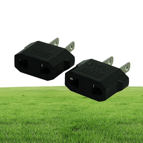 300PCS Universal European EU to US USA American Plug Converter Socket in Adapter Adaptor Travel Tomada de Parede Electrical Outlet