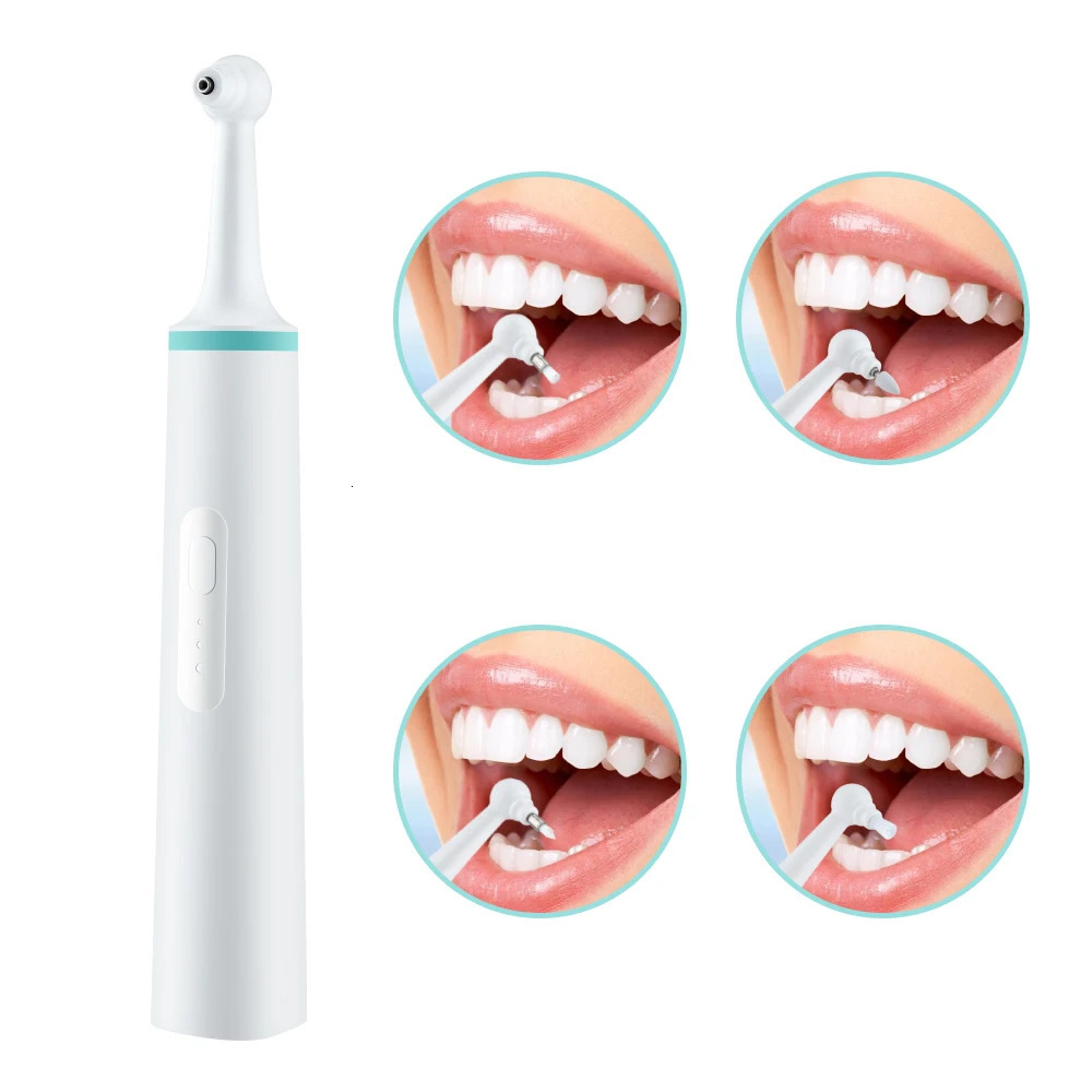 4 in 1 Dental Teeth Polisher Ultrasonic Teeth Cleaner Oral Irrigator Calculus Stain Plaque Remover Tartar Teeth Whitening Kits 240108