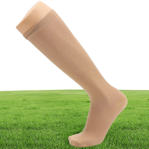 1 Pair Antifatigue Unisex Compression Socks Flight Travel AntiFatigue Knee High Stockings Magic Sock Womens Men039s Meias Sock8105722