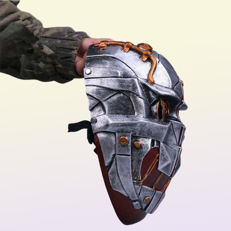 Dishonored 2 Corvo Attano Mask Cosplay Gfrp Masks Adult Halloween Costume Prop G09103098886