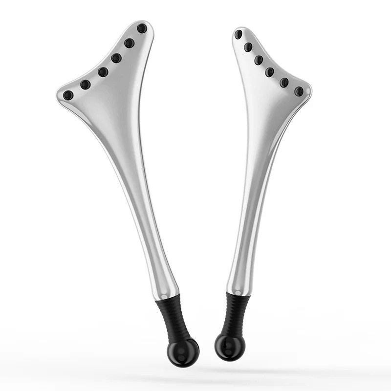 Health Massage Fan-shaped Scraping Guasha Tool Terahertz Face Eye Relaxation Skin Care Massager Face Device 240106