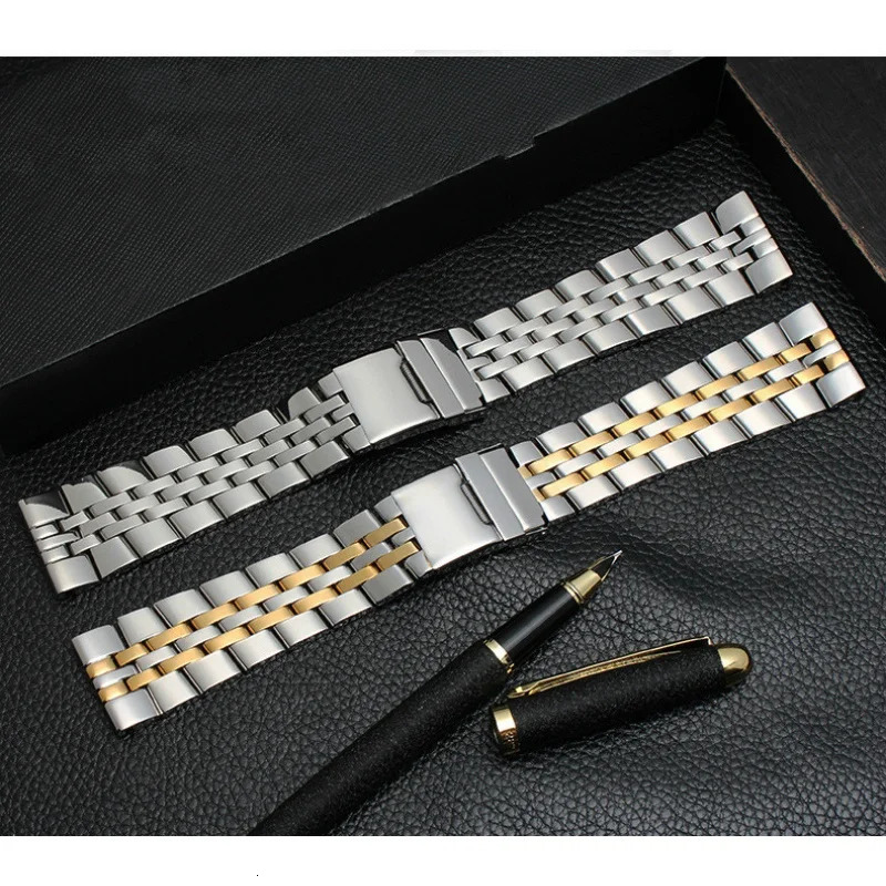18 20 22 24MM Watch Accessories Band FOR Avenger Superocean Series Strap Solid Steel Metal Bracelet 240106