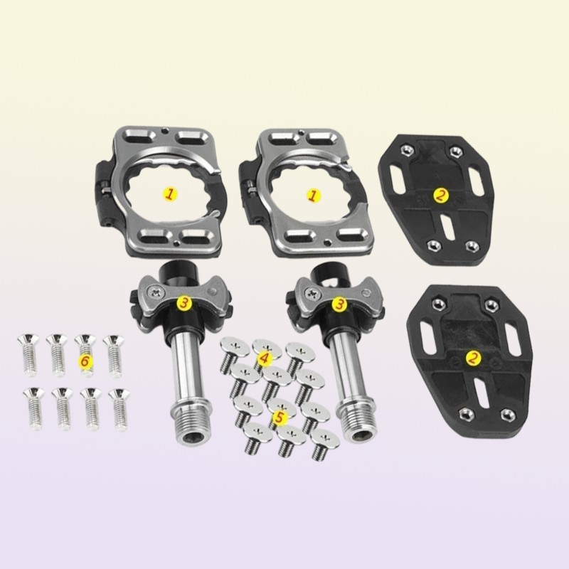 Bike Pedals Alloy Road ultralight 3 Bearing Bicycle Self locking Speed play Track Sprint Special 221026