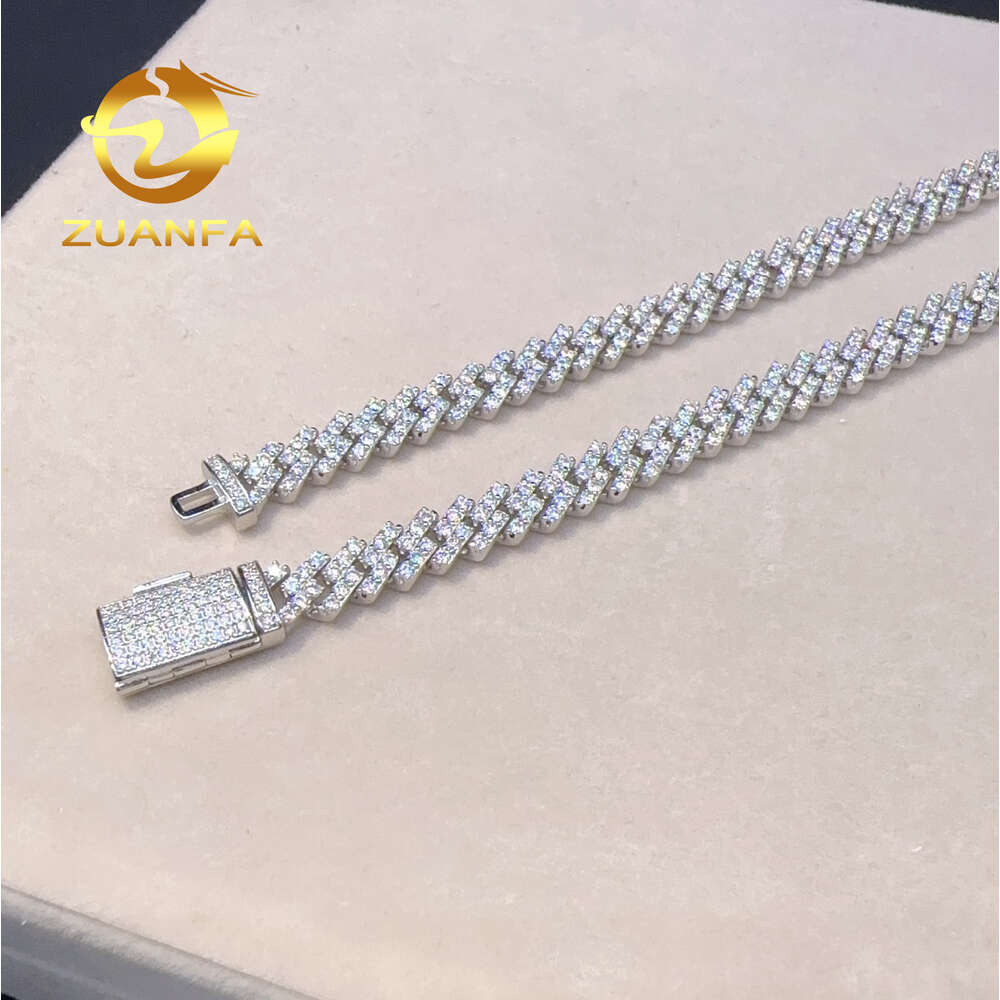 necklace moissanite chain designer mens womens fashion jewelry pendant hip hop jewelry cuban GRA Certified cuban chaindesigner