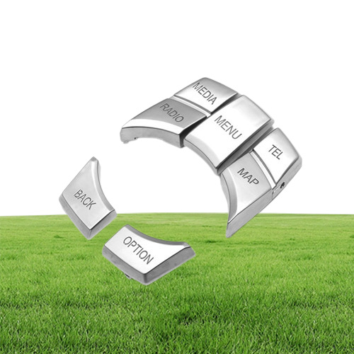 Interior Replacement Multimedia Buttons Decoration Cover Trim Sequins For BMW X5 X6 12345 series F10 F30 F20 E70 E71 Car Acces