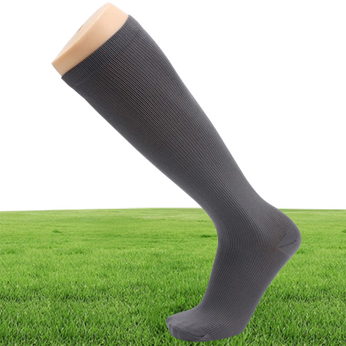 1 Pair Antifatigue Unisex Compression Socks Flight Travel AntiFatigue Knee High Stockings Magic Sock Womens Men039s Meias Sock8105722