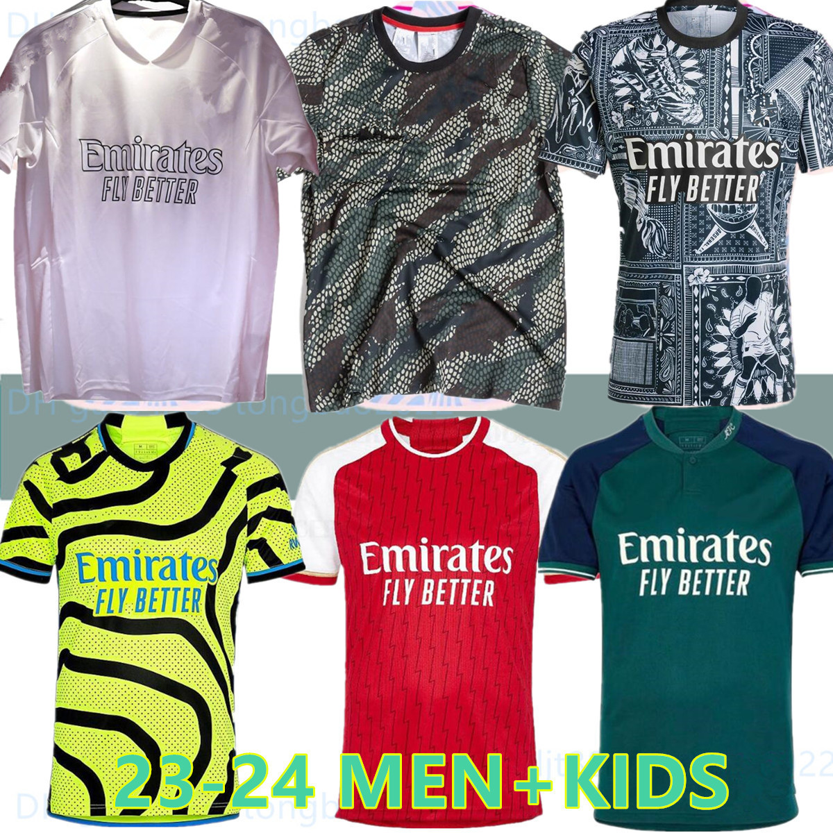 23 24 G.JESUS soccer jerseys RICE SMITH ROWE SAKA Fans Player J.TIMBER MARTINELLI RUSSO 2023 2024 football shirt Men Kids ODEGAARD SAMBI FABIO VIEIRA SALIBA HAVERTZ