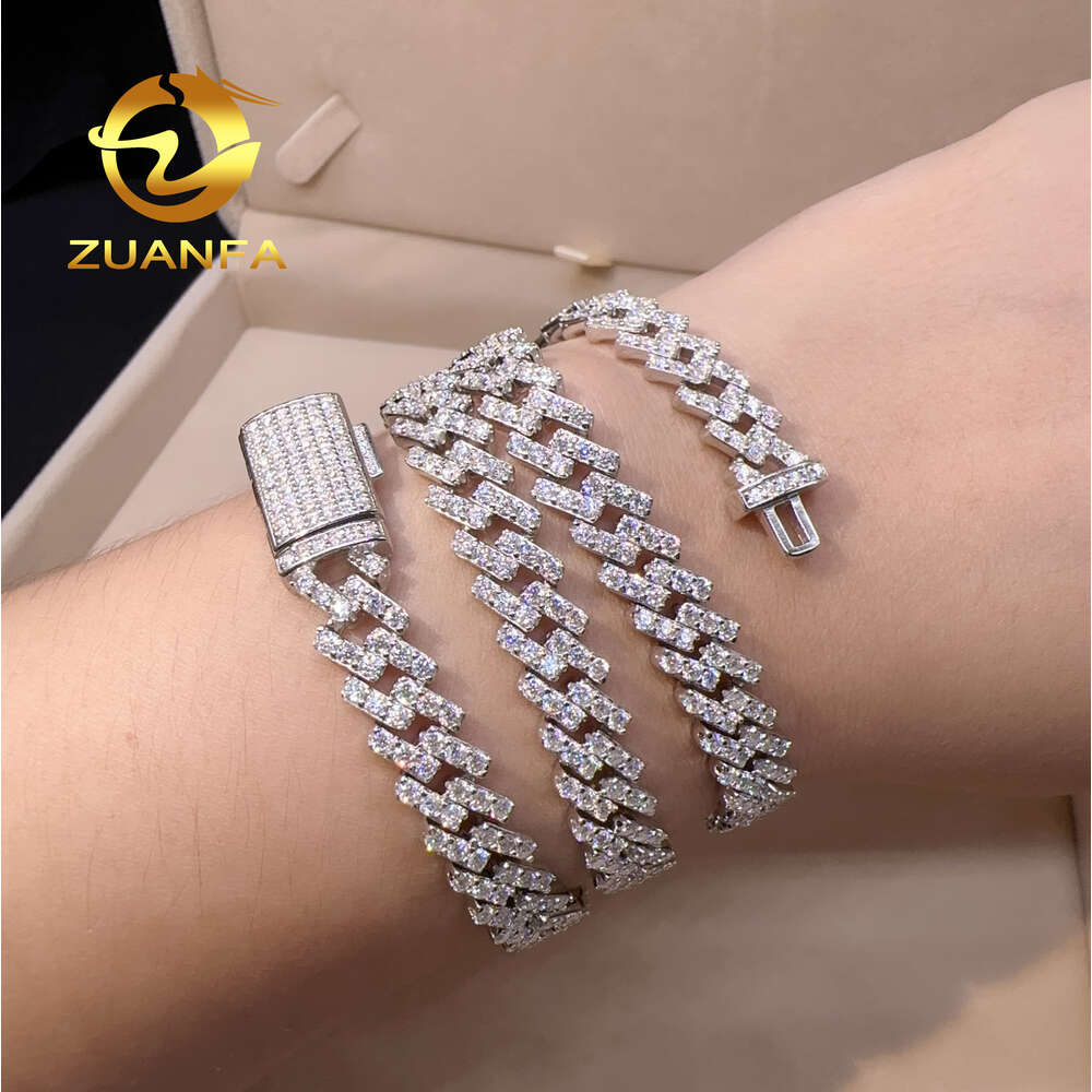 necklace moissanite chain designer mens womens fashion jewelry pendant hip hop jewelry cuban GRA Certified cuban chaindesigner
