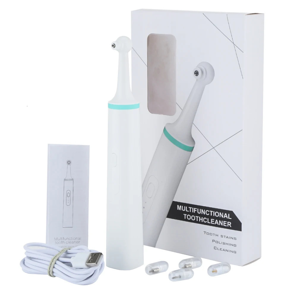 4 in 1 Dental Teeth Polisher Ultrasonic Teeth Cleaner Oral Irrigator Calculus Stain Plaque Remover Tartar Teeth Whitening Kits 240108