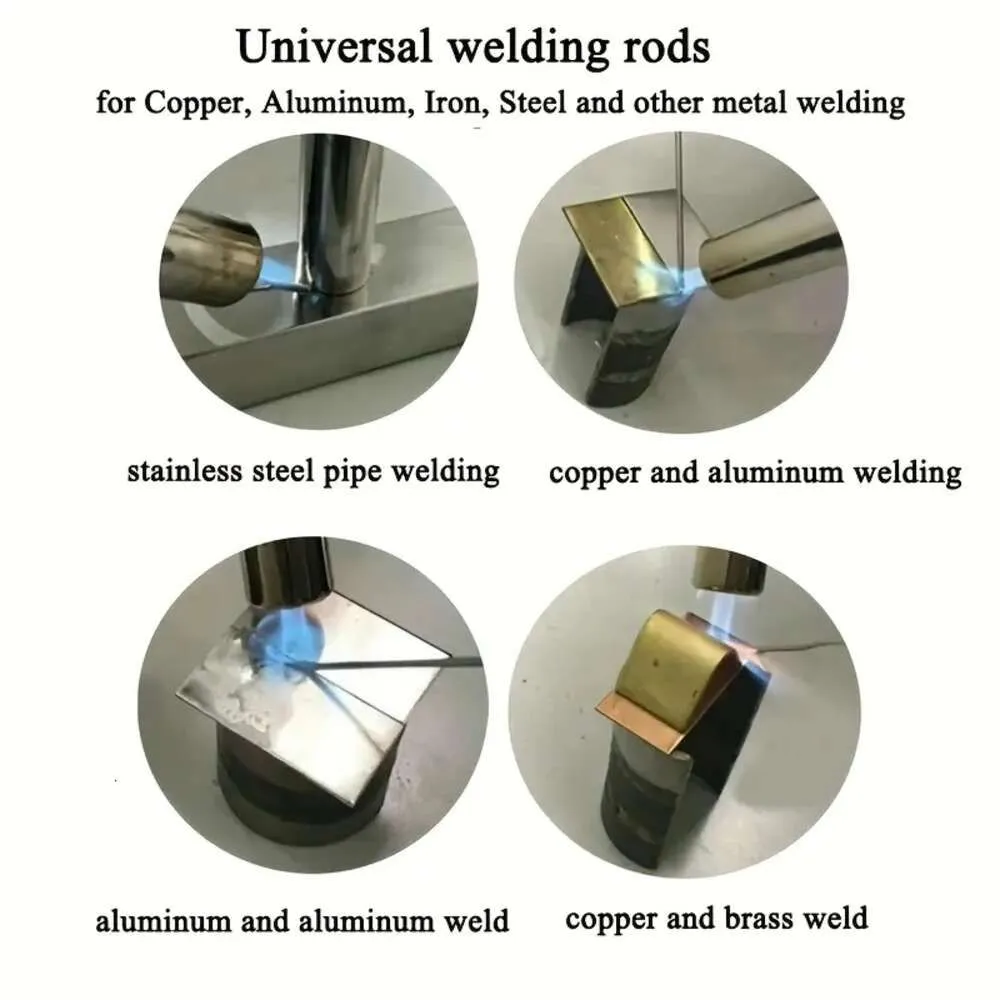 Solder 10PCS No Temperature Aluminum Cored New Wire Low Welding Rod Bars Flux Powder Tin Need For Soldering Jxxiv