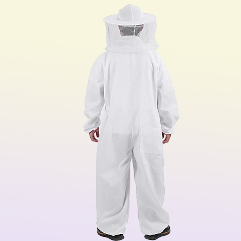 Other Garden Supplies White Beekeeper Suit Professional Beekeeping Supplies Comfortable Cotton Beekeeper Suit Maximum Sting Protec