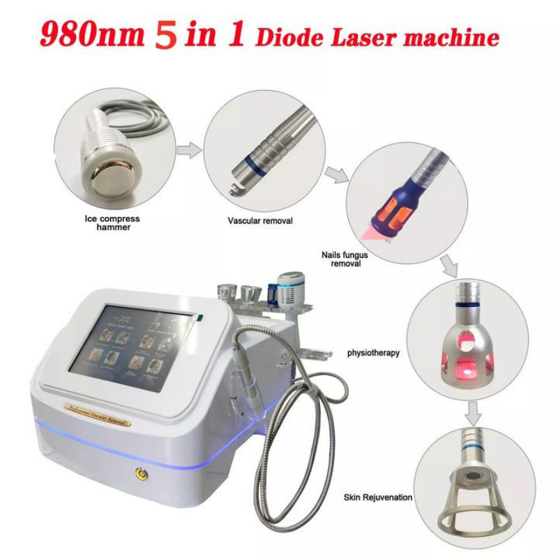 laser nail fungus therapy device/ laser Vascular Removal Machine 980nm diode laser spider veins removal